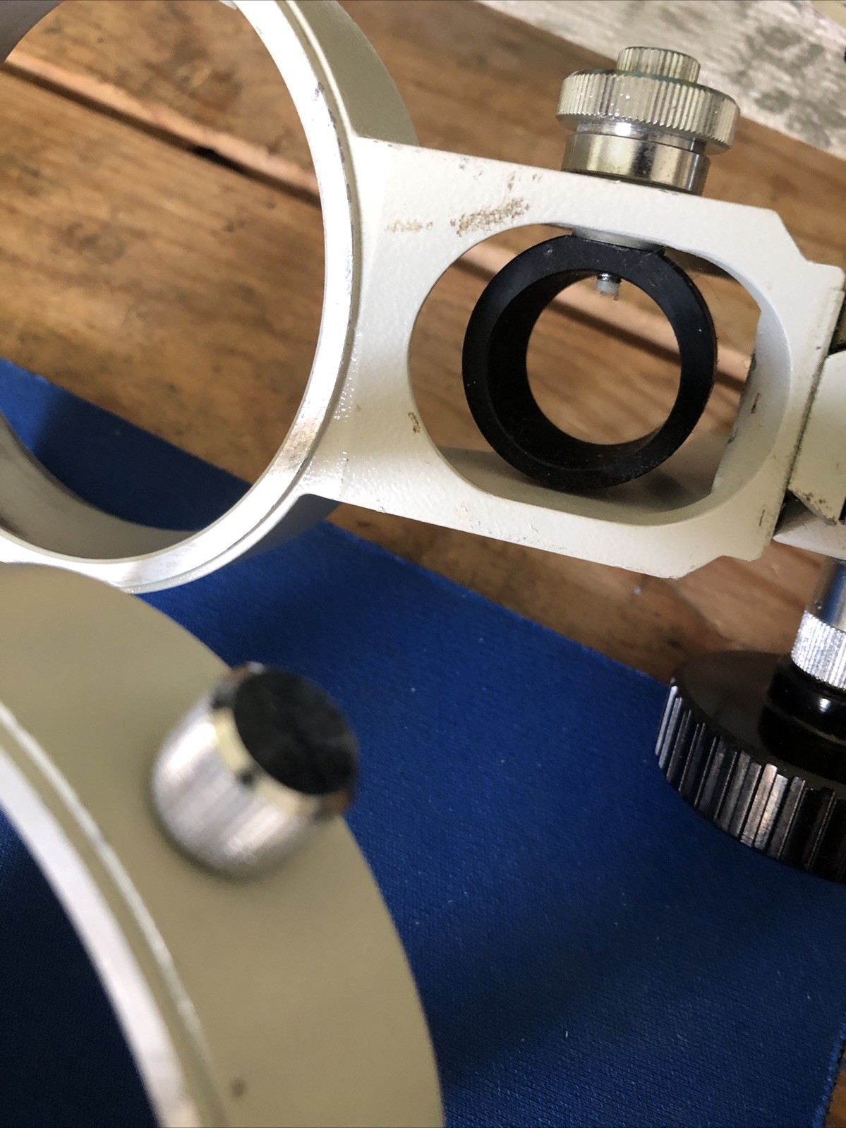 Pair Stereozoom Focusable 85mm Microscope Mount for 20mm Post 25mm Lamp Holder