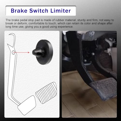 12PCS Car Brake Pedal Stop Pad Replacement OEM# 90541-06036,Car Brake Switch