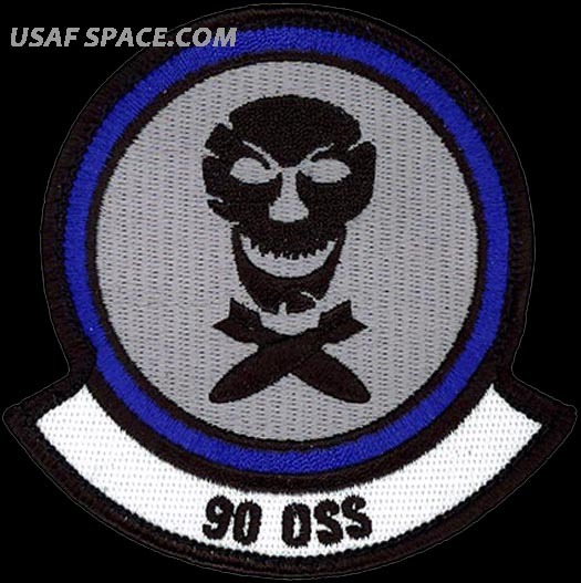 USAF 90th OPERATIONS SUPPORT SQ - OSS - 319th MS-Miinuteman III - ORIGINAL PATCH