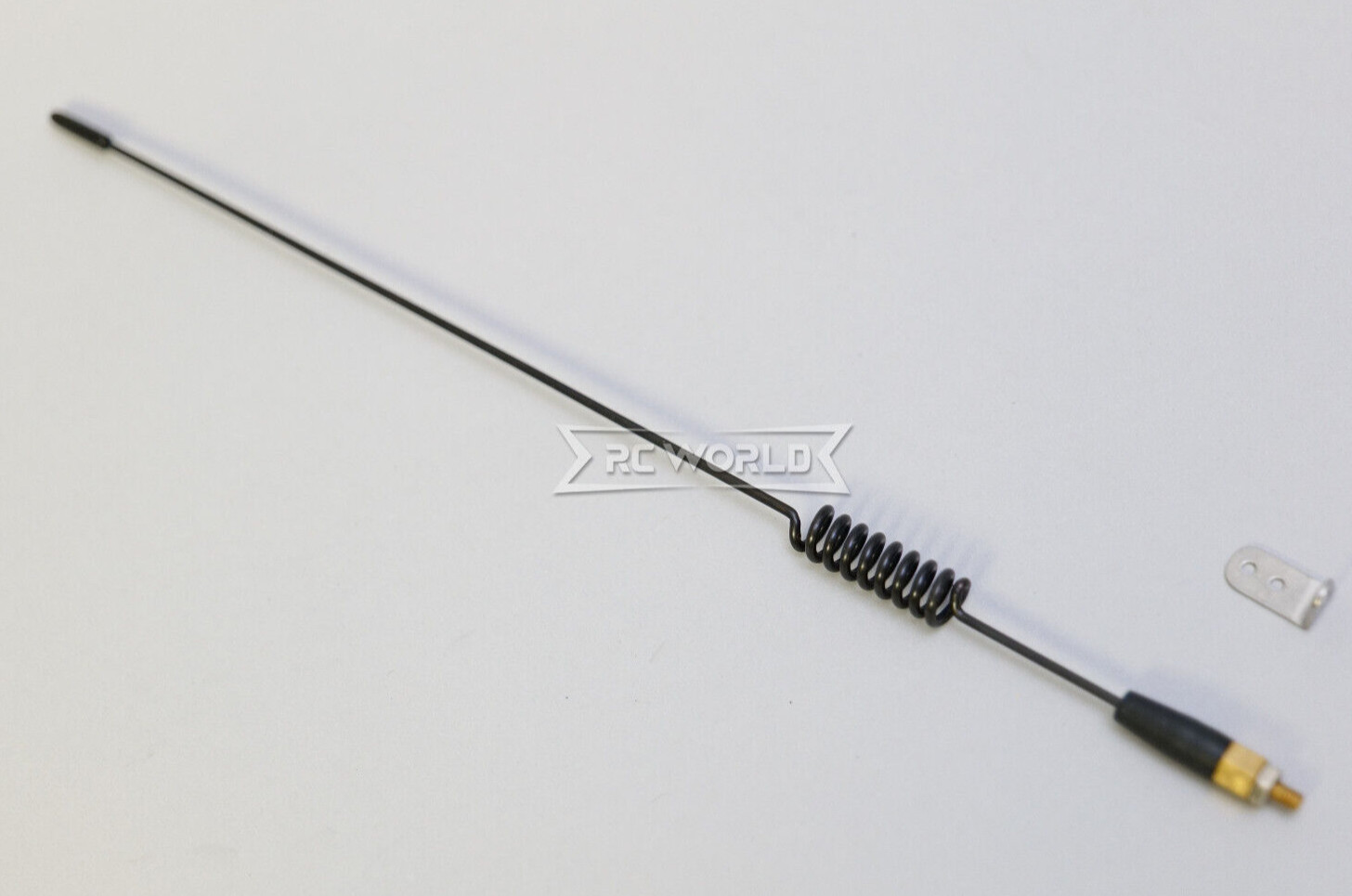 1/10 RC METAL 9" ANTENNA W/ "L" Mount , Trucks, Cars, Boats, Drones, *BLACK*