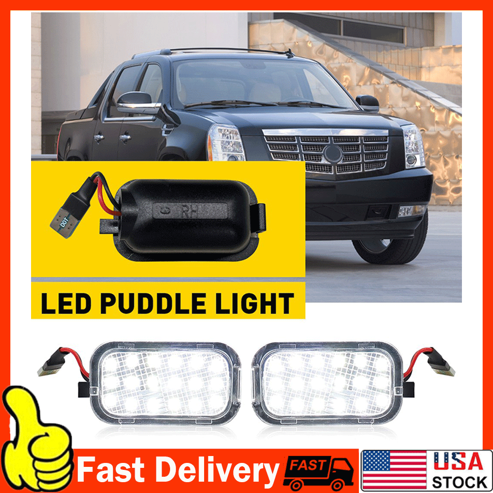 LED Side Mirror Puddle Light Assembly for 2007-2013 Cadillac Escalade EXT Base