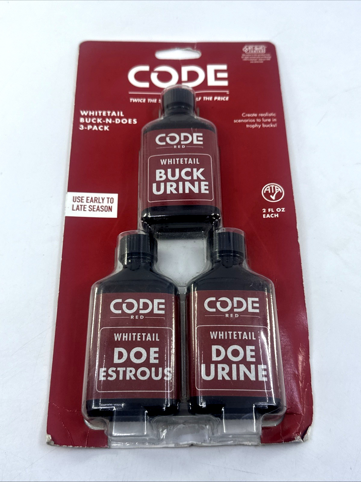 Code Red Deer Lure Bucks-n- Does Triple Pack 2fl Oz/ea - OA1326 HUNTING