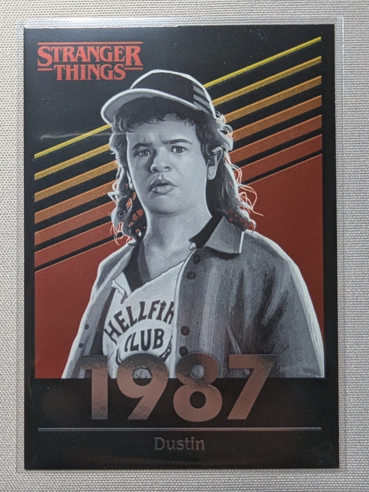 2025 Panini Stranger Things This Is Our Story Dustin Henderson 1987 Foil #123