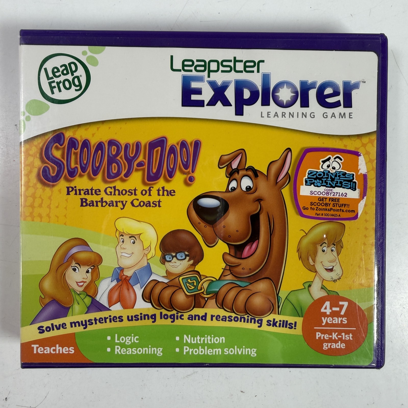 LeapFrog Leapster Explorer Scooby-Doo Pirate Ghost Barbary Coast Game Cartridge