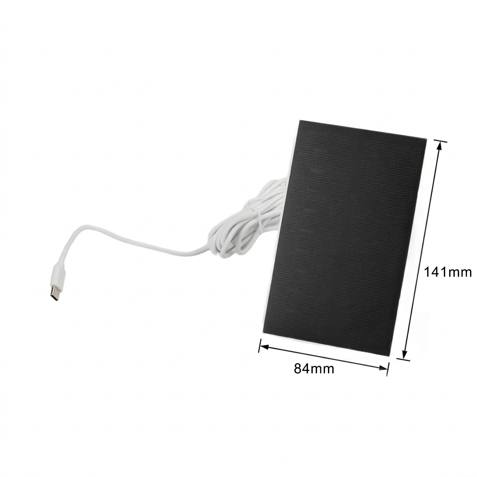 For Outdoor Cameras 5W Solar Panel IP67 Weatherproof Easy Installation