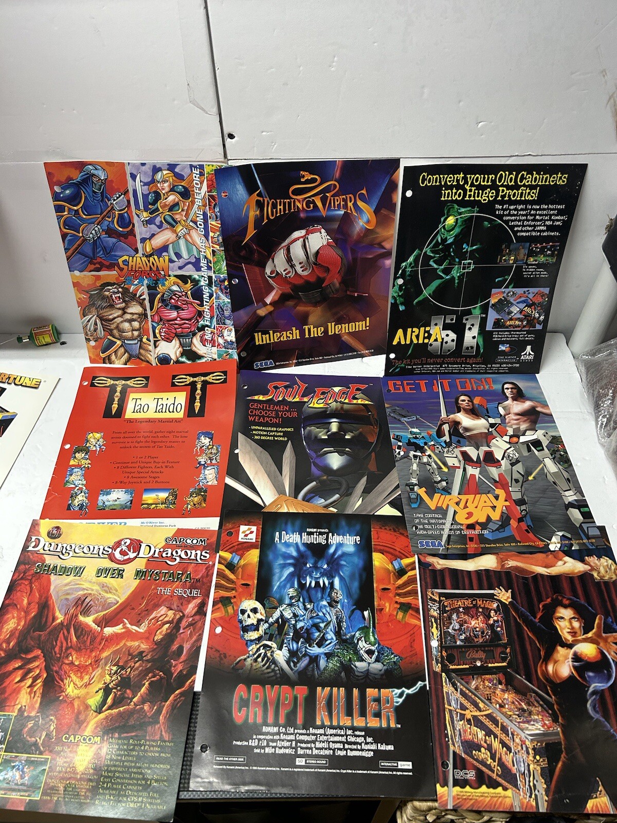 Vintage Atari Video Games, Sega, Store Promos Arcade, Games 1980s 90s