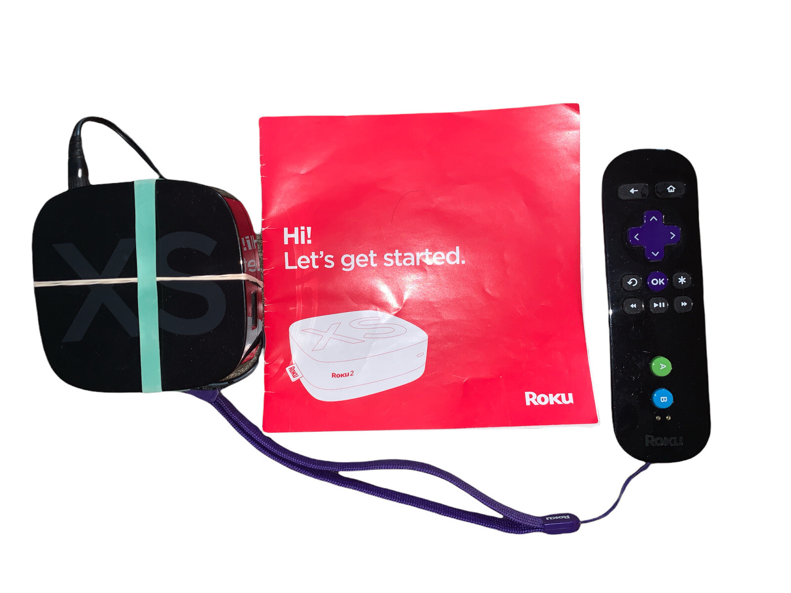 ROKU 2 XS 3100X MEDIA STREAMER WIFI ETHERNET USB 1080P B5.9