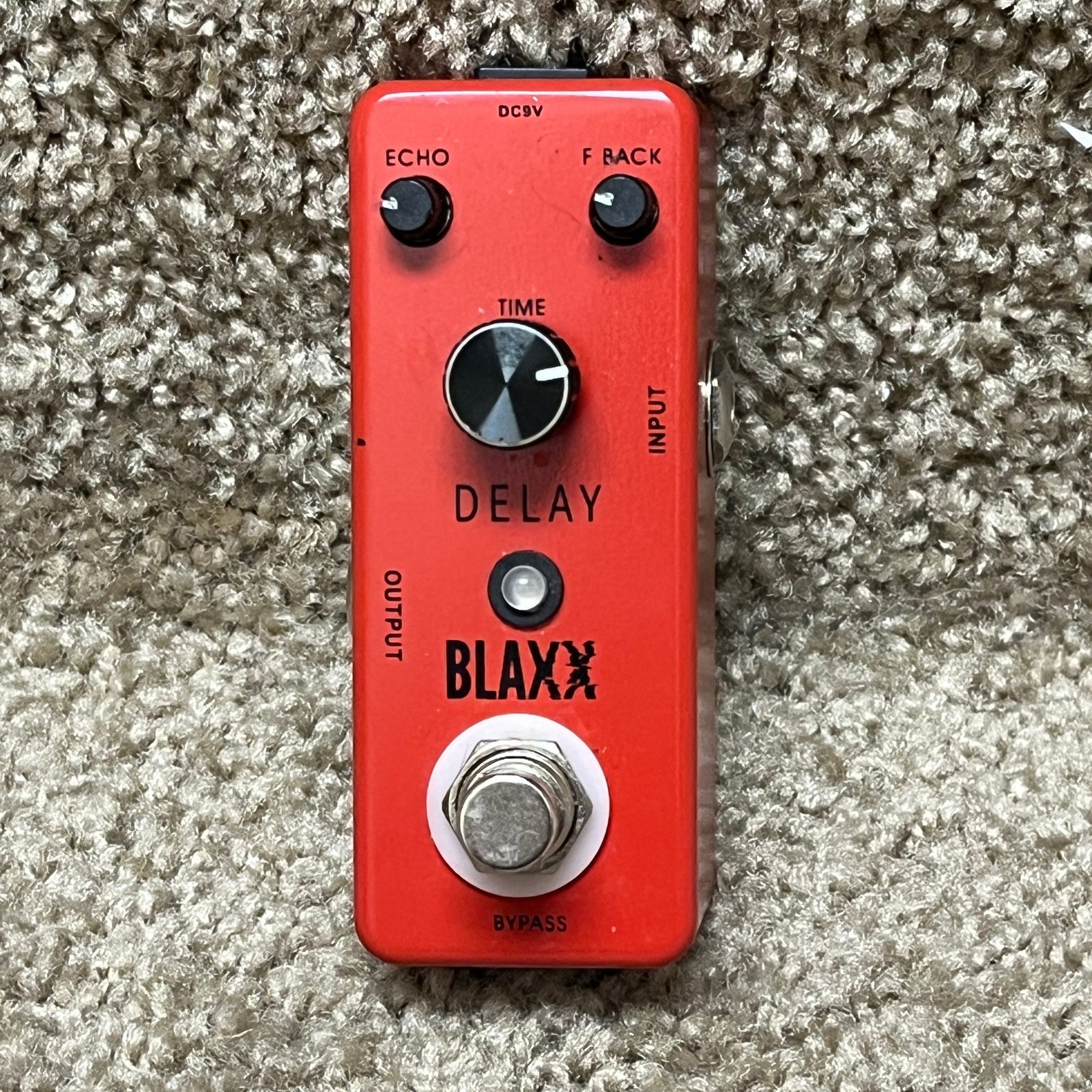 Blaxx Delay Pedal Red Mini