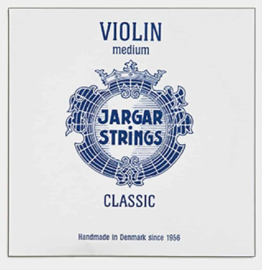 Jargar 4/4 Violin Set with Loop E, Medium Gauge, Authorized Dealer