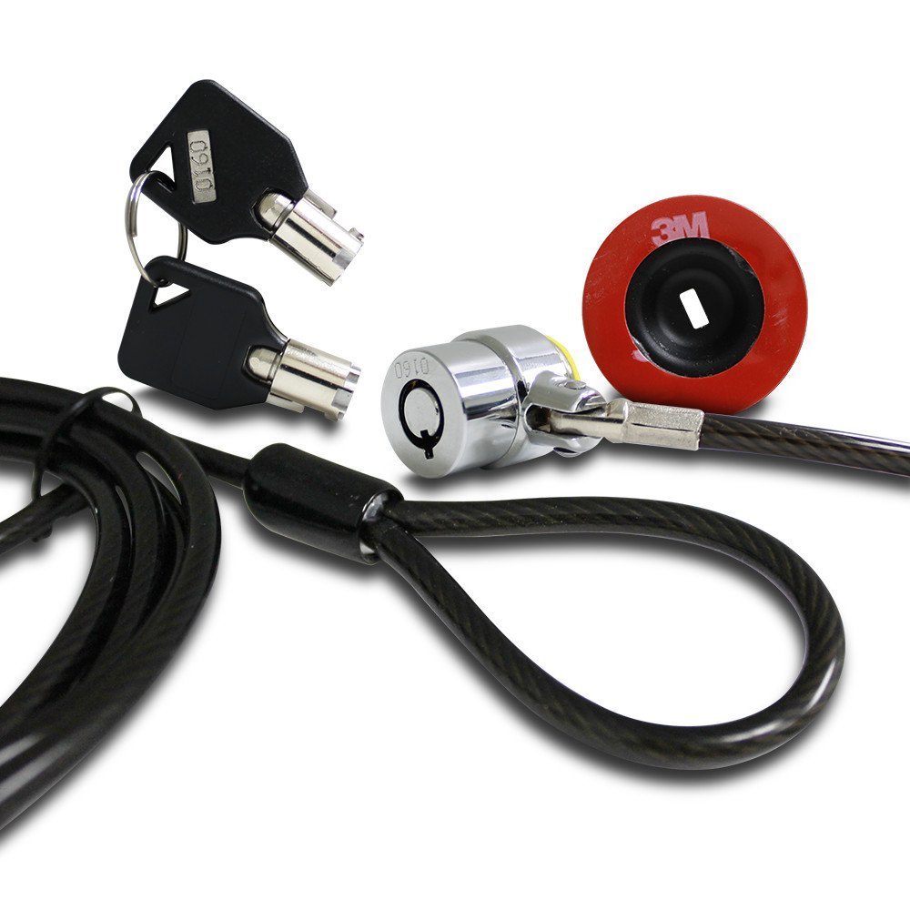 Anti-Theft Security Hardware Cable Lock Kit for Laptop, MacBook, iPad, Tablets,