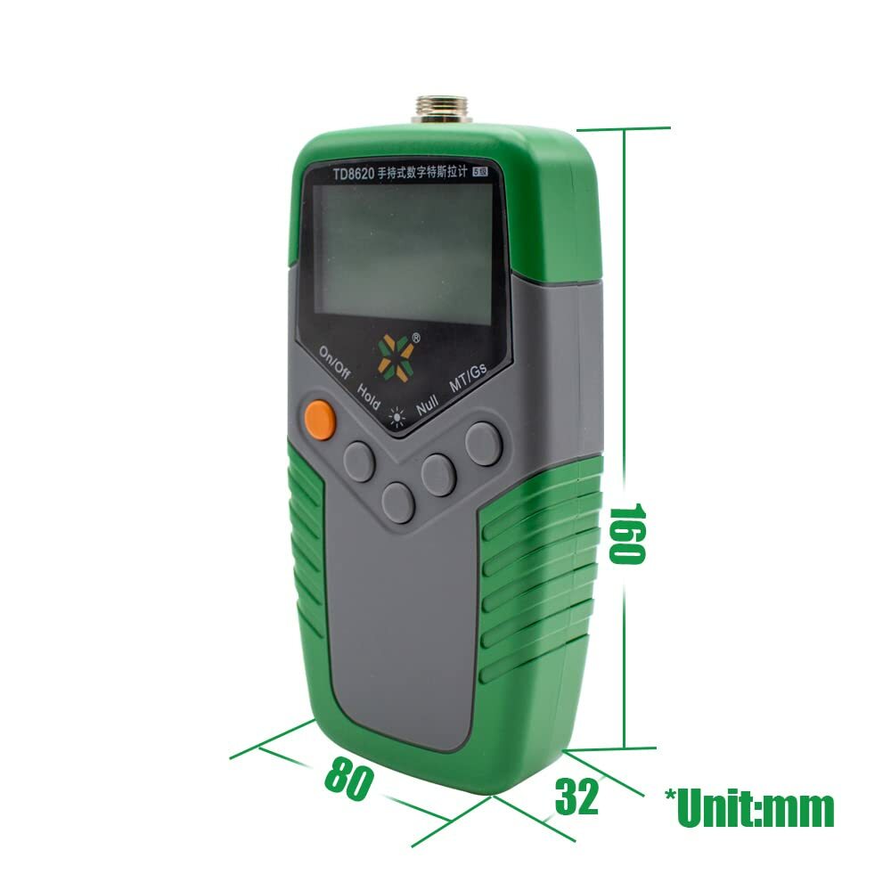 Gauss Meter Handheld Tesla Meter Permanent Magnet Teslameter 5% Accuracy