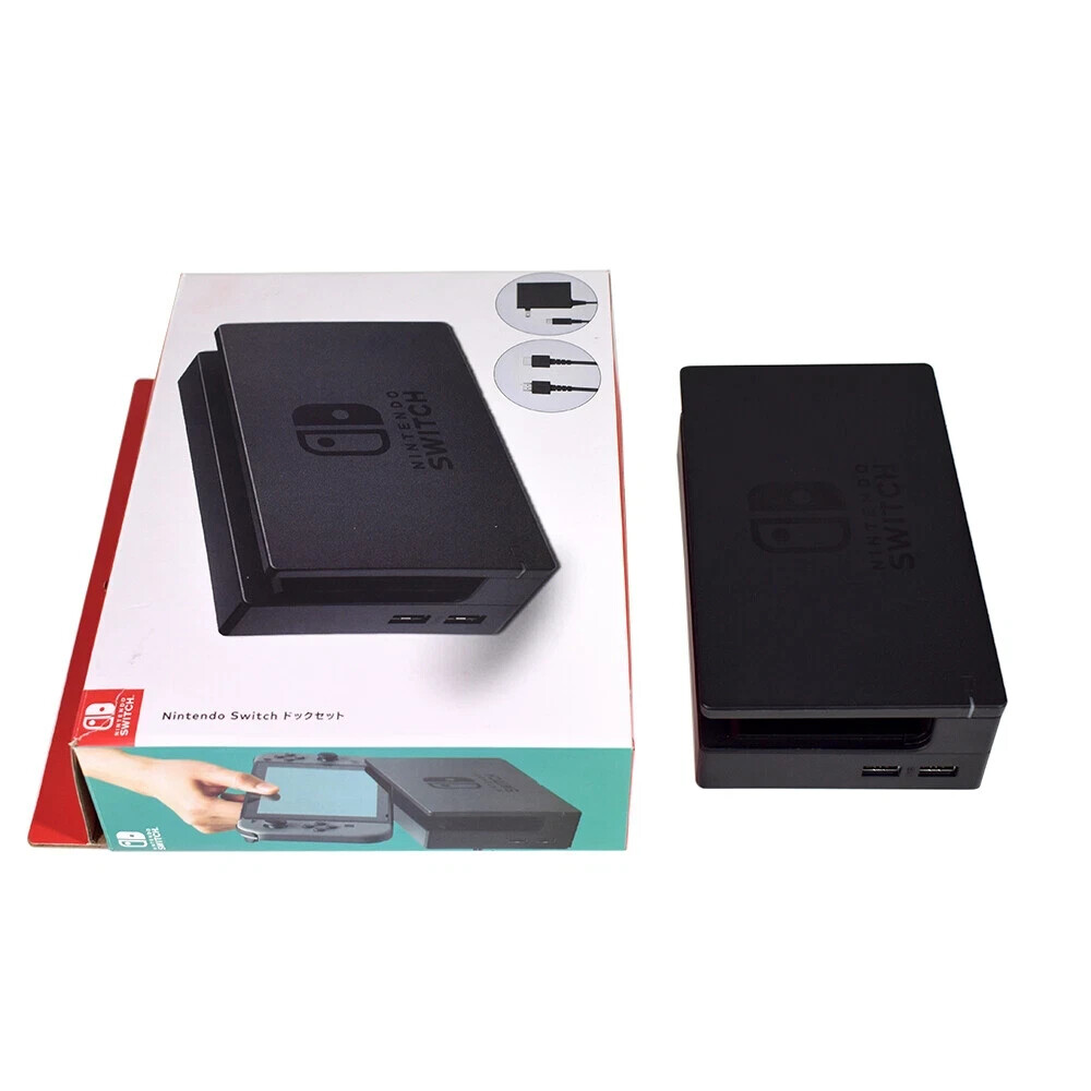 Original Nintendo Switch Charging Dock+AC Adapter Power Cable+HDMI CABLE Set TV