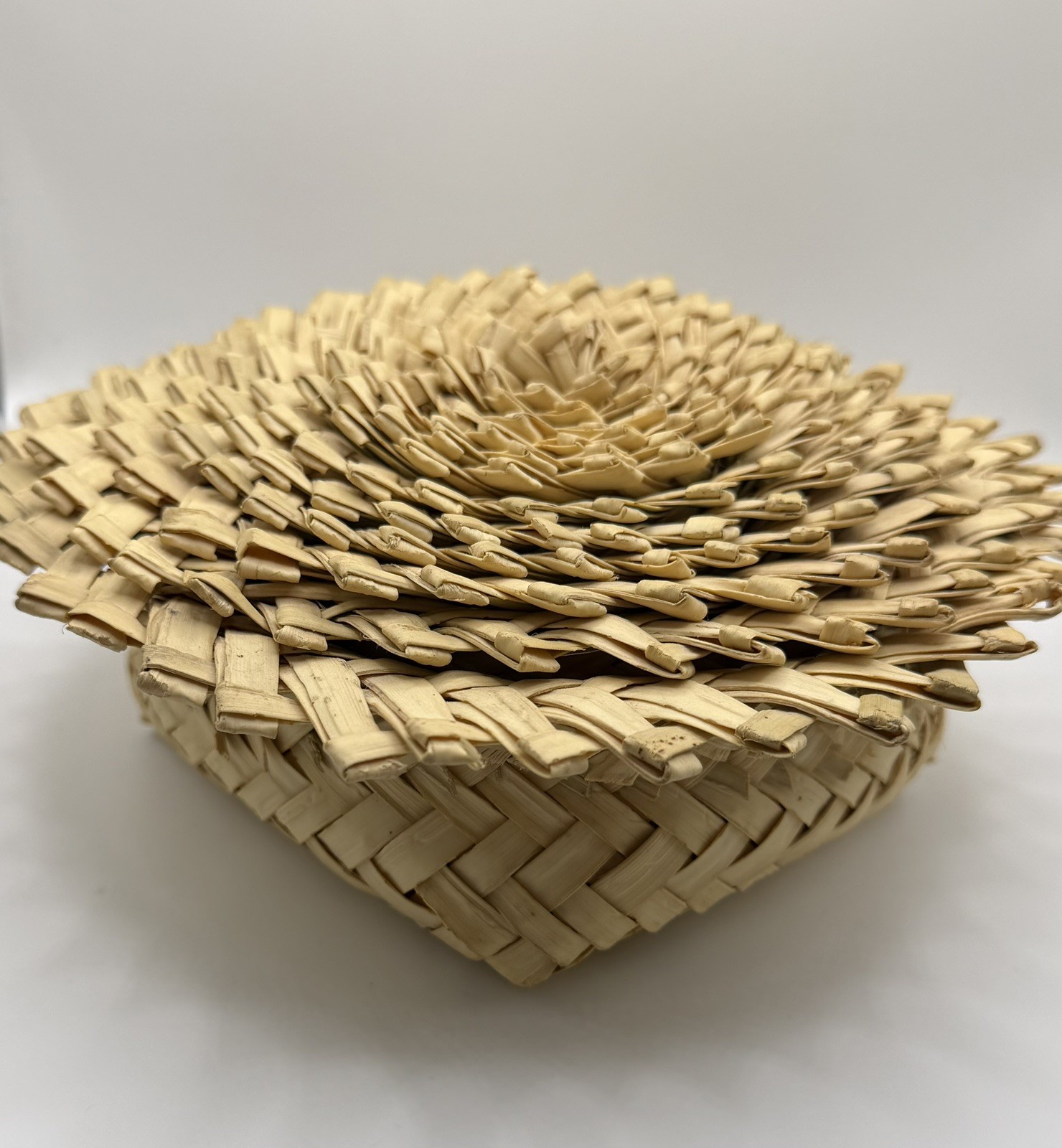 Hand Woven Nesting Baskets - Set of 12 -Some Miniature