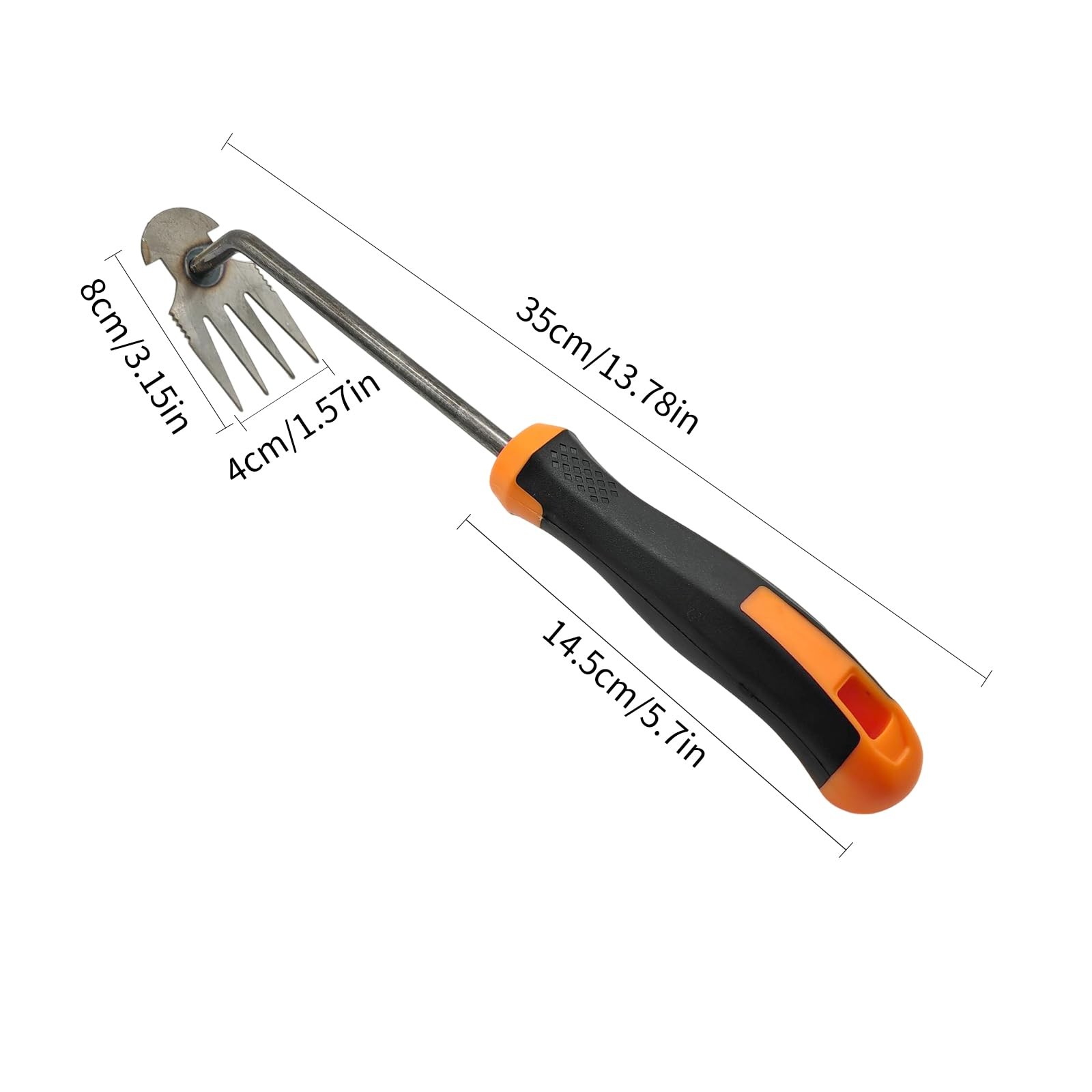 XIAONAN Weed Tool,Garden Weeder Puller Tool with Handle Manual Rubber handle