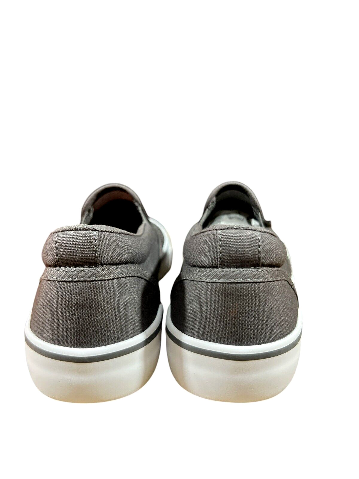 Lugz Men's Sammy Canvas Slip-On Sneakers Size 7.5 Grey Comfy Casual Shoes-NEW