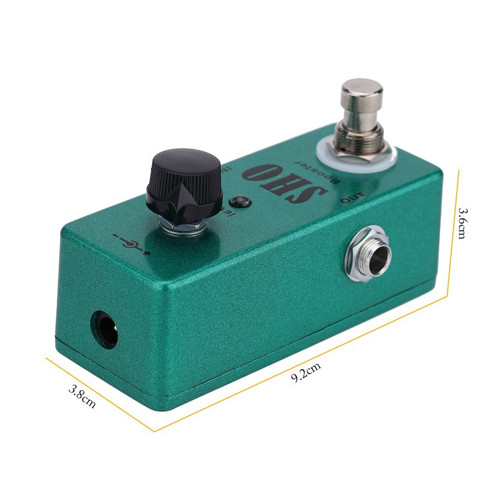 True Bypass Guitar Parts Green Electric Guitar Effects Pedal