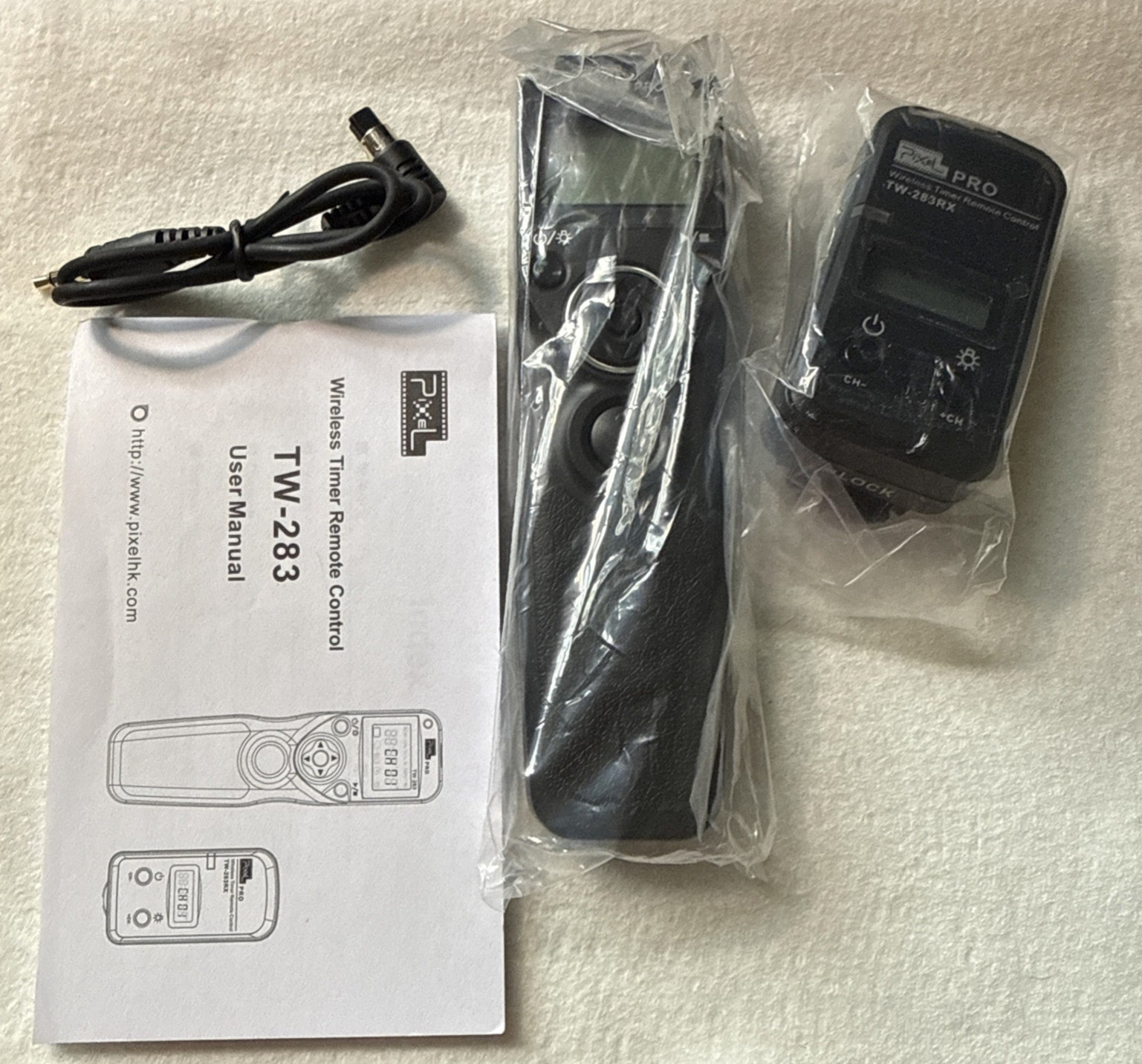 Pixel Pro TW-283 Wireless Timer Remote Control Shutter Release Sony Camera Photo