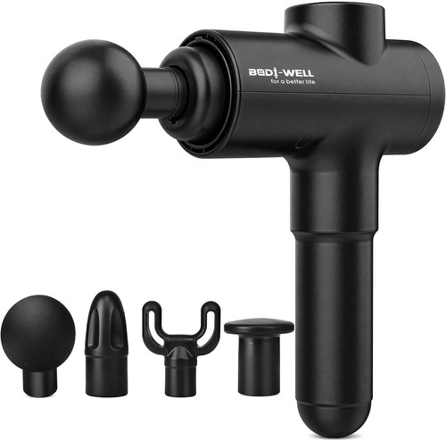 Massage Gun Deep Tissue - Back Muscle Massager w/High Torque Motor Black