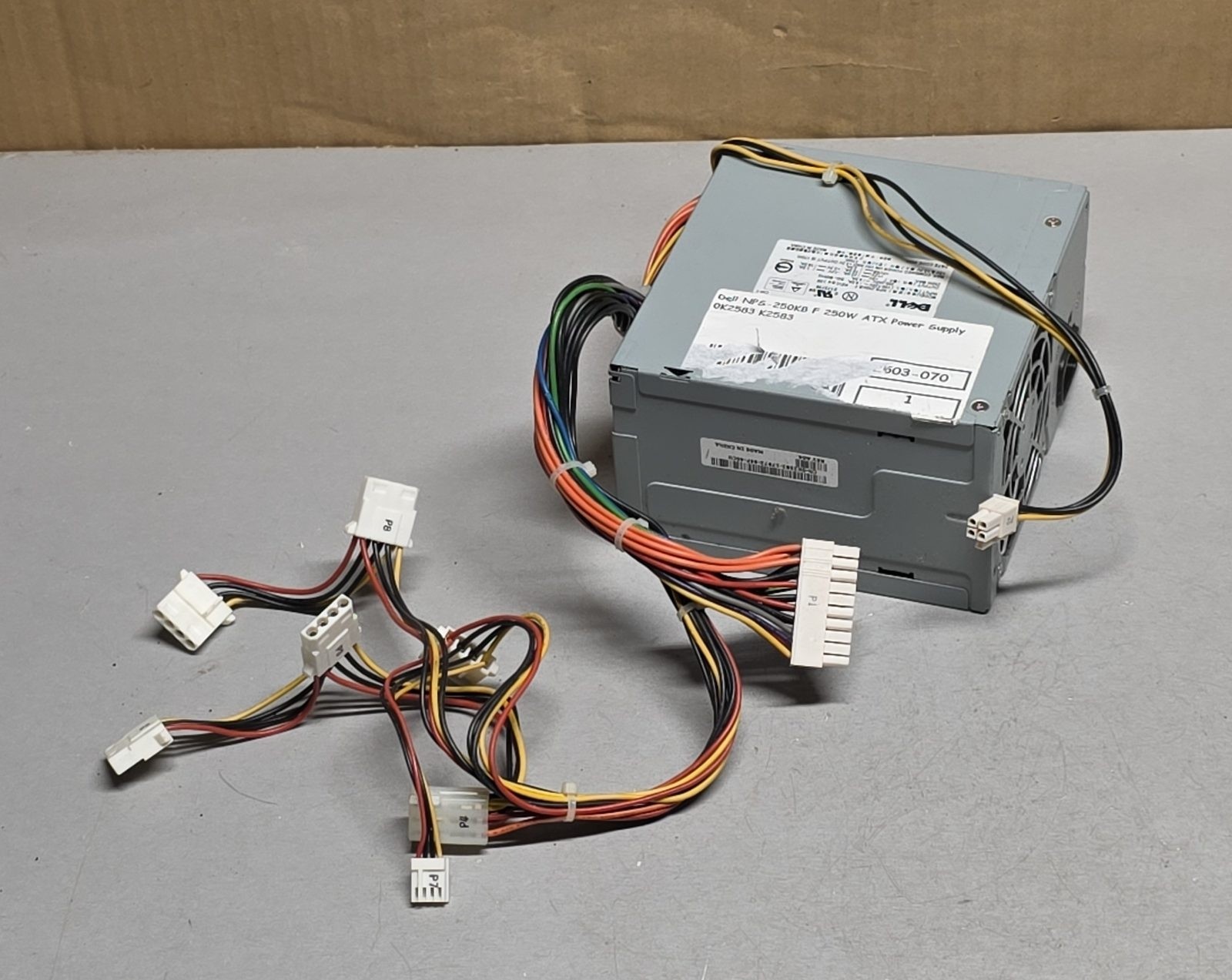 Dell NPS-250KB F 250W ATX Power Supply K2583 QK2583 PSU