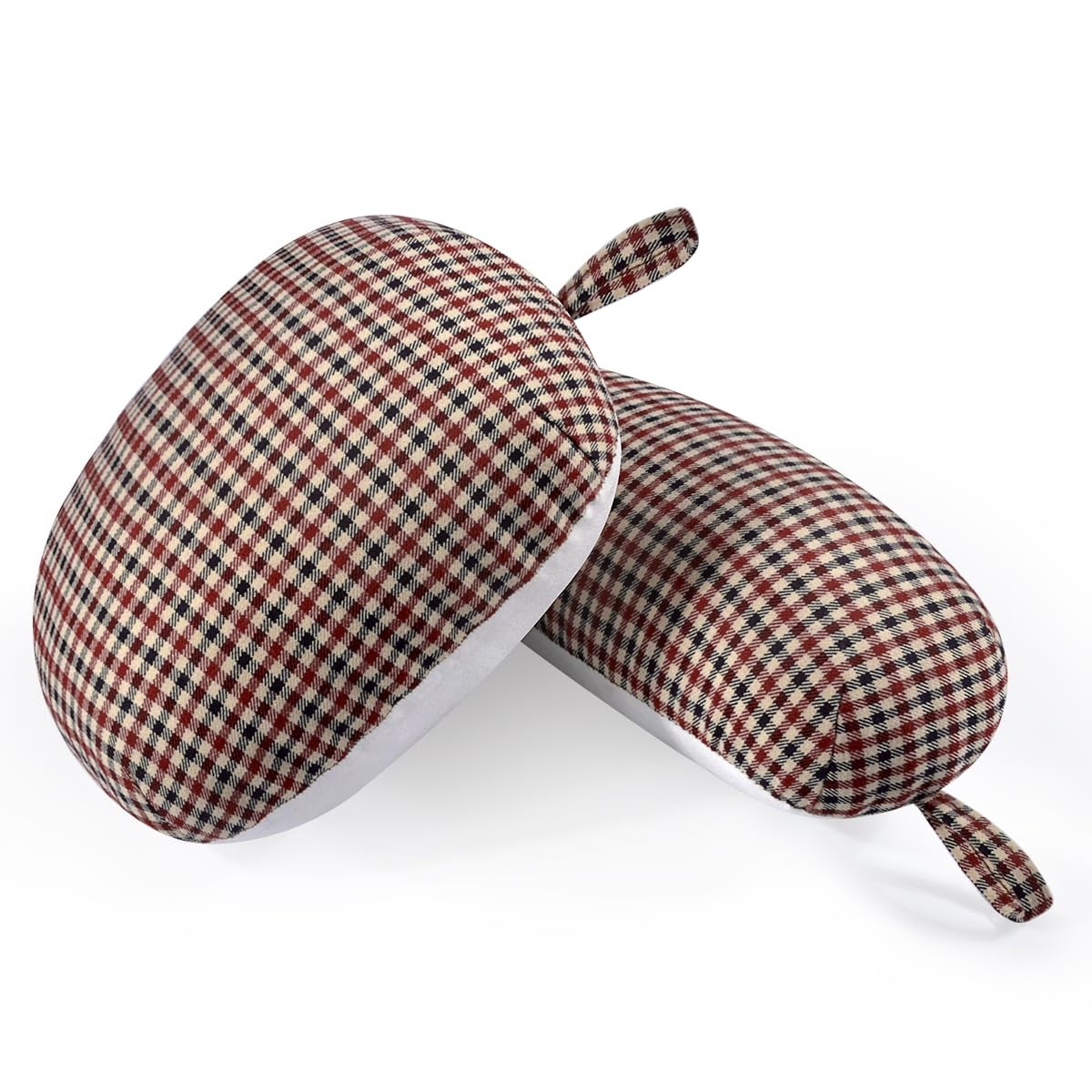 3 BUZZLETT Tailor’s Ham and Seam Roll Set – Premium Tailors Red-Black Plaid