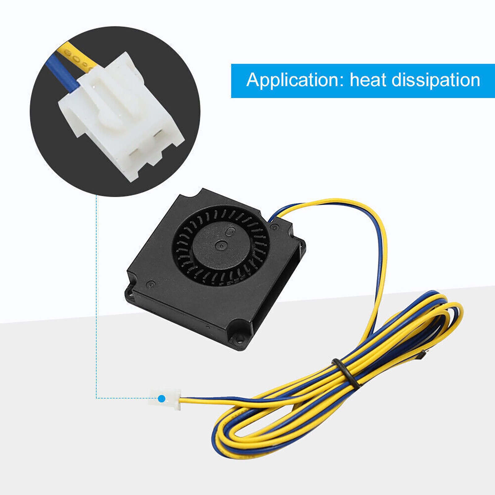 2Pack Cooling Fans Set For Ender 3 Ender 3X/3 Pro Ender-3 V2 3D Printer CPU GPU
