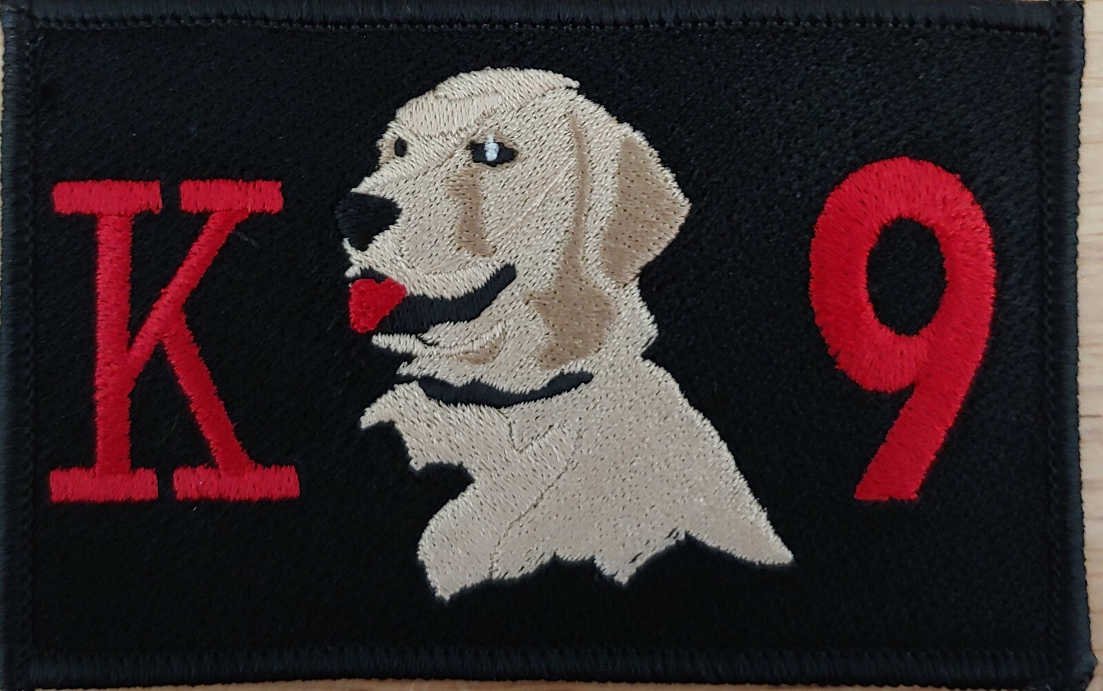 K-9 Labrador Service Dog Patch W/ Hook & Loop Fastener Morale K9 Tactical #3