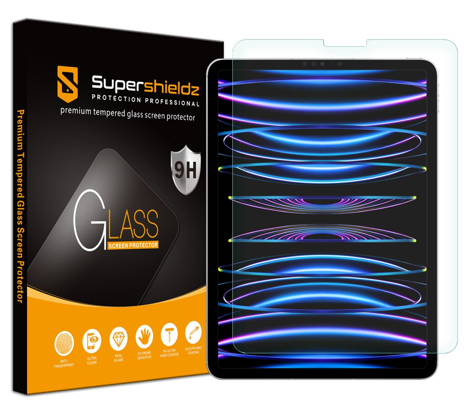 Supershieldz Tempered Glass Screen Protector for iPad Pro 11 inch (2018-2022)