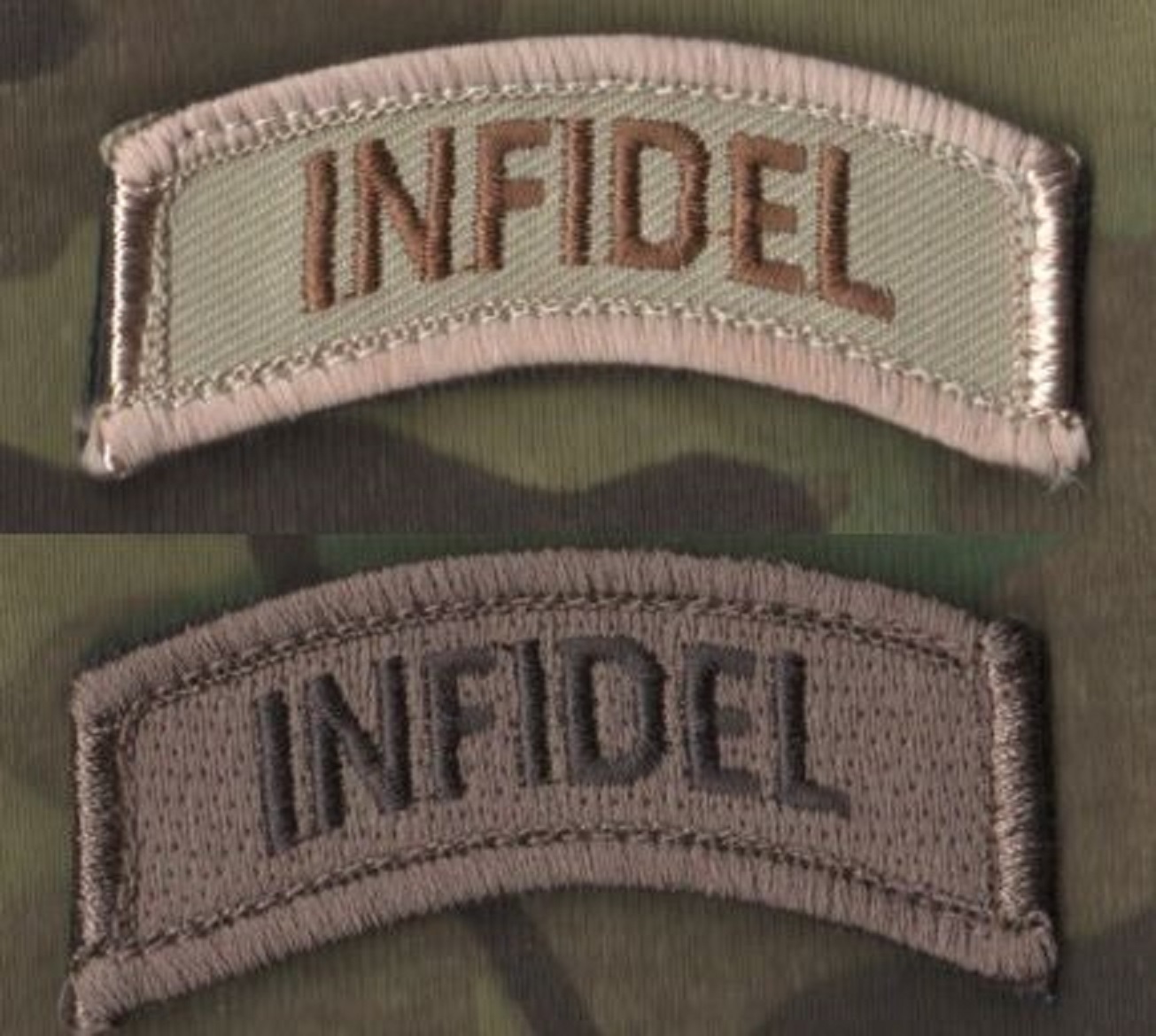 JSOTF-A US ADVISERS GREEN BERETS SFG SAS JIHAD THIS vêlkrö CAMO 2-TAB: INFIDEL