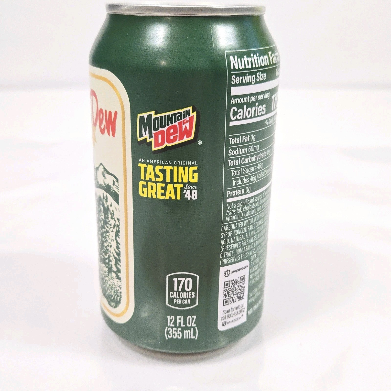 Mountain Dew Limited Edition 1948 Can - NOT OPENED Half Empty Error Can?! 🔥