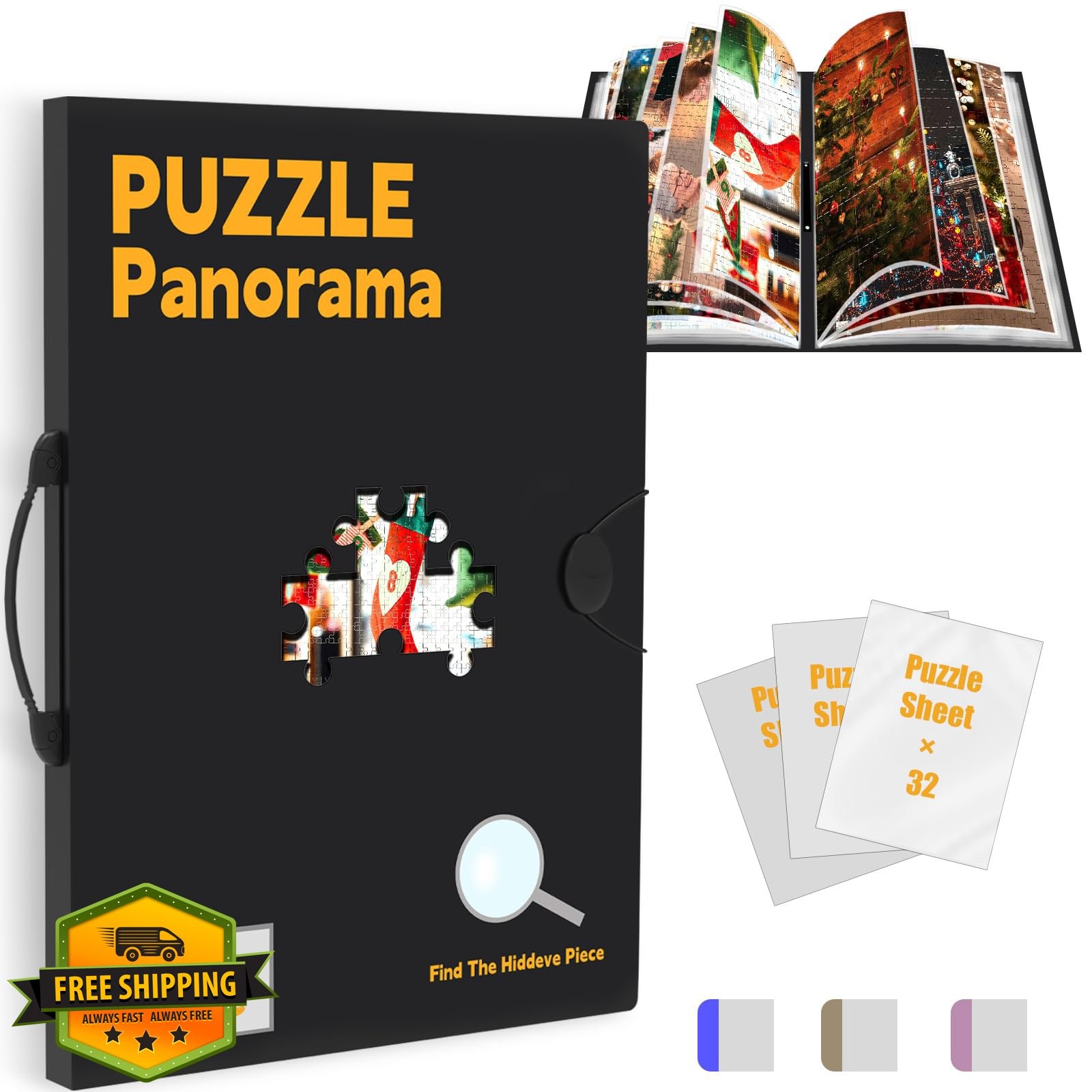 Puzzle Storage Holder 1000pcs Mesh Window Puzzles Stickers