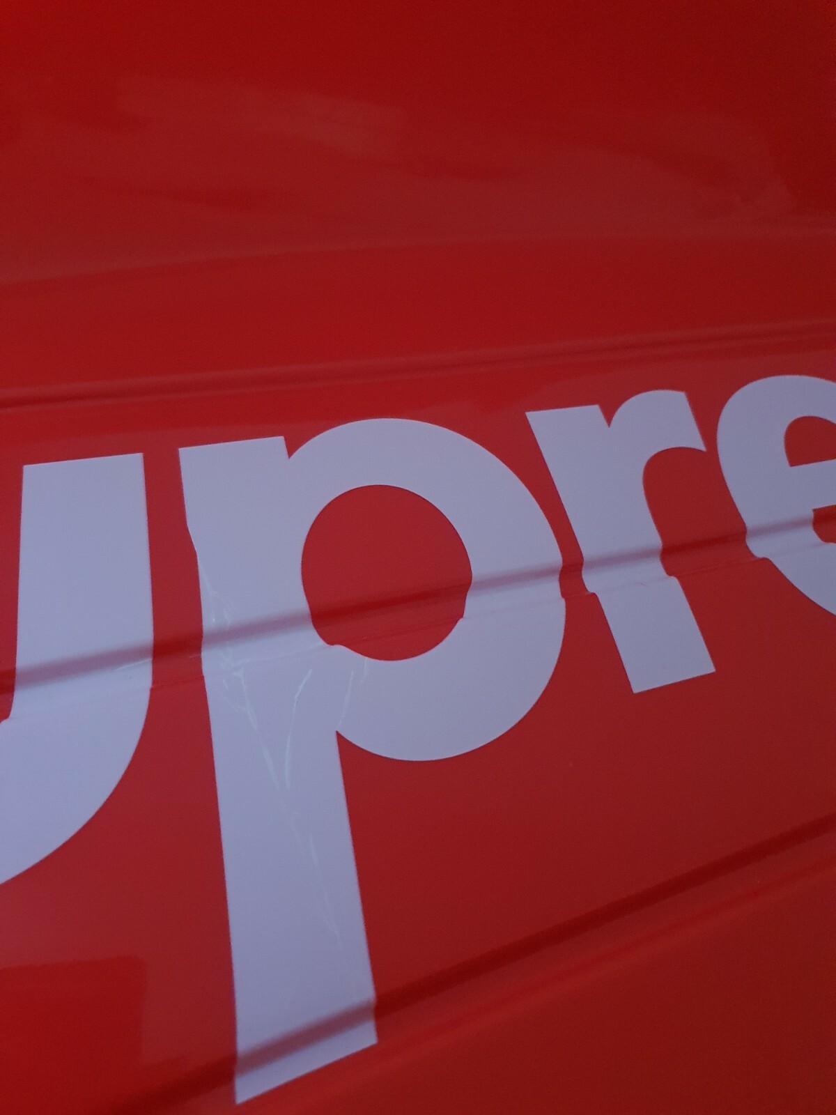 FW17 Supreme sled red Heavyweight plastic snow Accessory