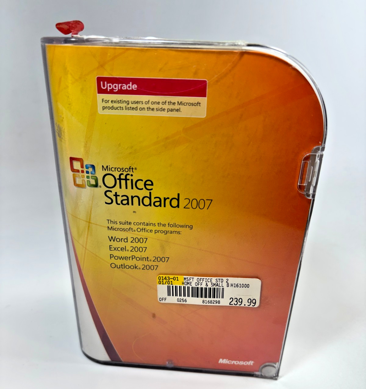 New $239.99 Microsoft Office Standard 2007 Upgrade Word Excel PowerPoint Outlook