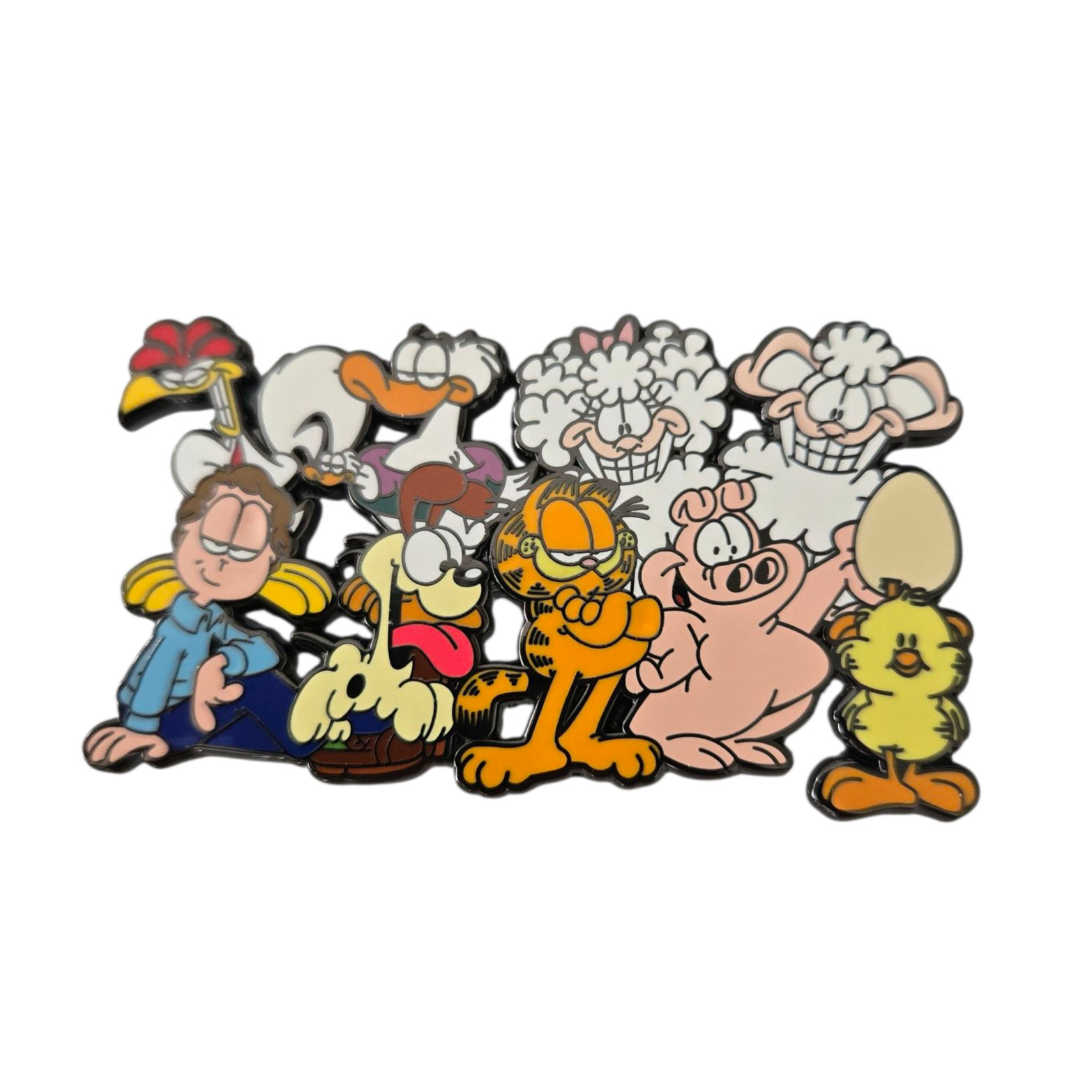 GARFIELD & FRIENDS 80s Cartoon TV Movies Fantasy Hat Jacket Tie Tack Lapel Pin