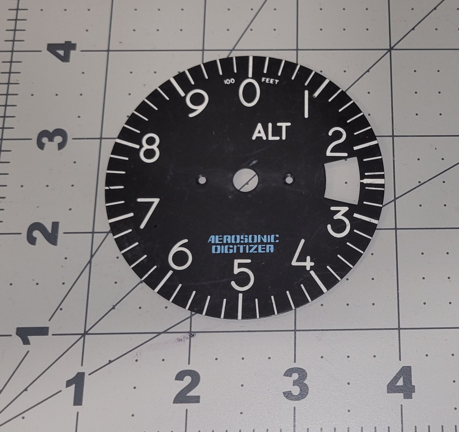 Aircraft Altimeter Gauge Dial Face Parts Airplane Art Supplies Fallout Steampunk