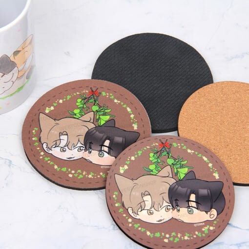 Webtoon MD [ Spinach Bouquet 시금치 꽃다발 ] Coaster 코스터 (WTSP99)