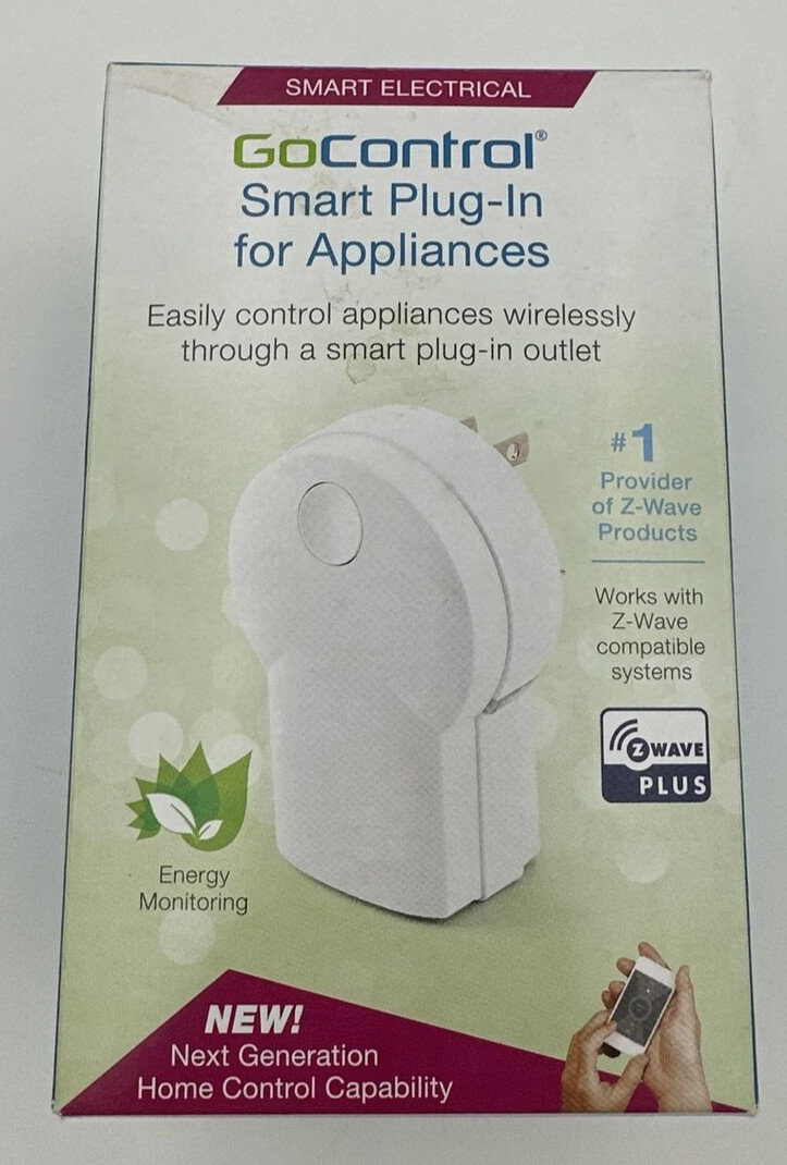 Nortek GoControl Smart Wall Outlet Z-Wave Plug-In