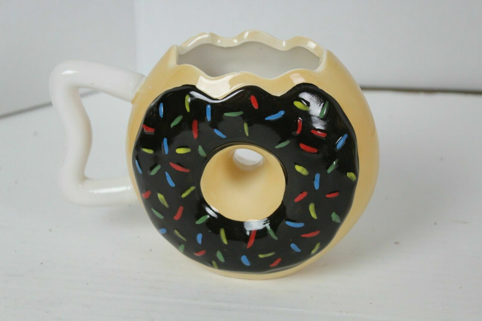 Big Mouth Frosted Donut Mug Sprinkles Coffee Mug