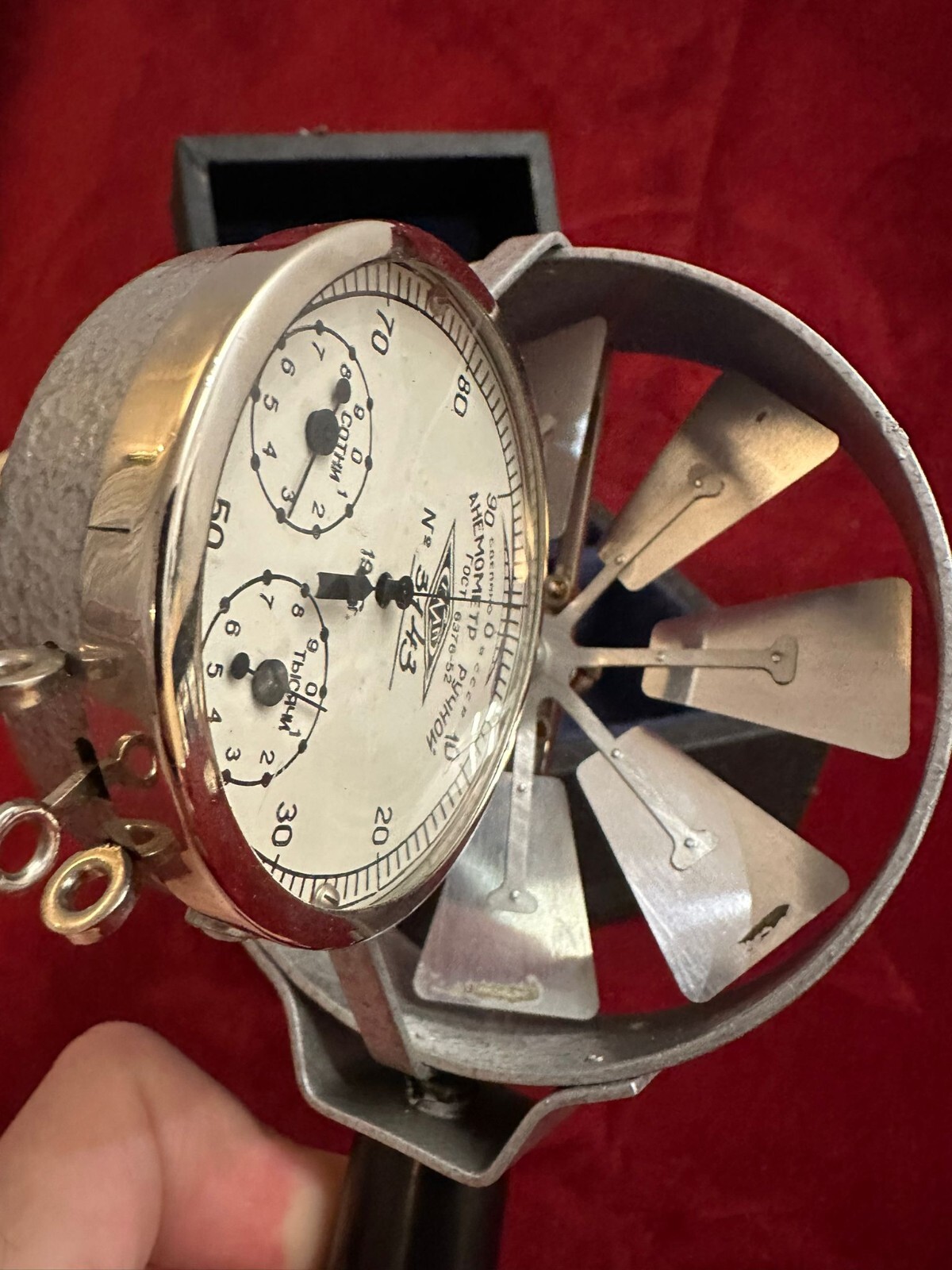 VINTAGE USSR ANEMOMETER #3143 , 1966
