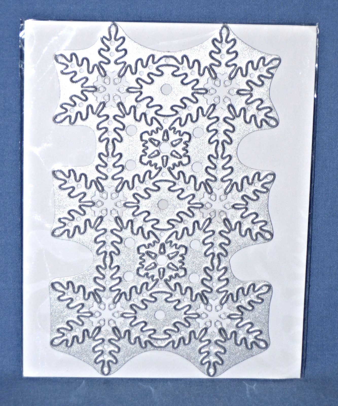 Snowflake Large Die with 8 Design Patterns of Snowflakes All New Free Shipping
