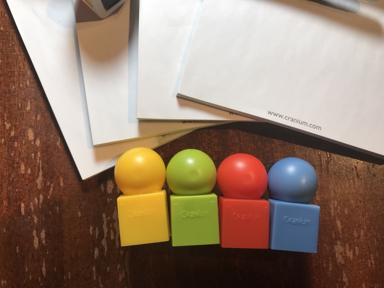 Cranium Replacement Pieces Parts Pencils Paper Dice Pads Die 60 Second Timer