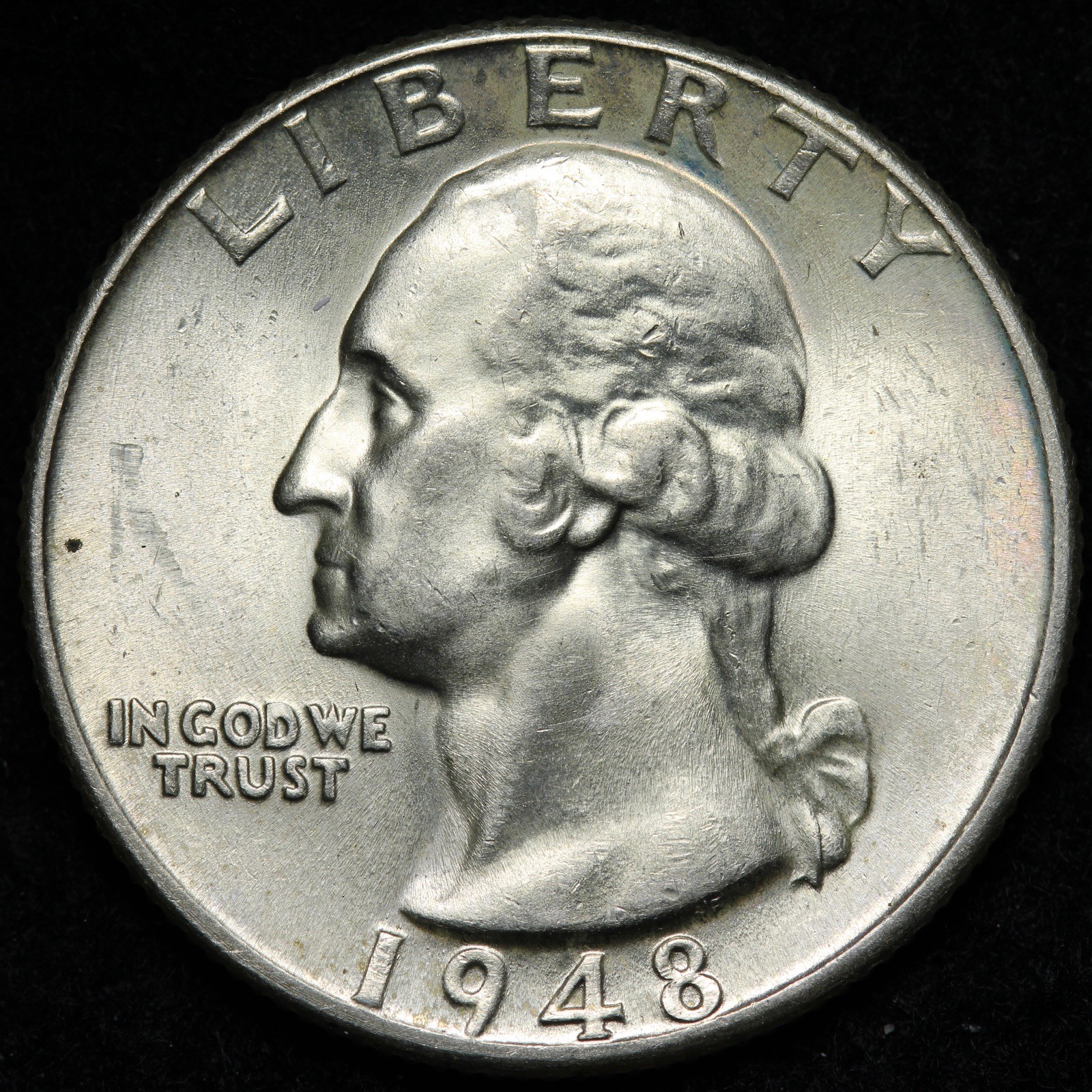 1948 Washington Silver Quarter BU *UNCIRCULATED* MS E294 ZYP