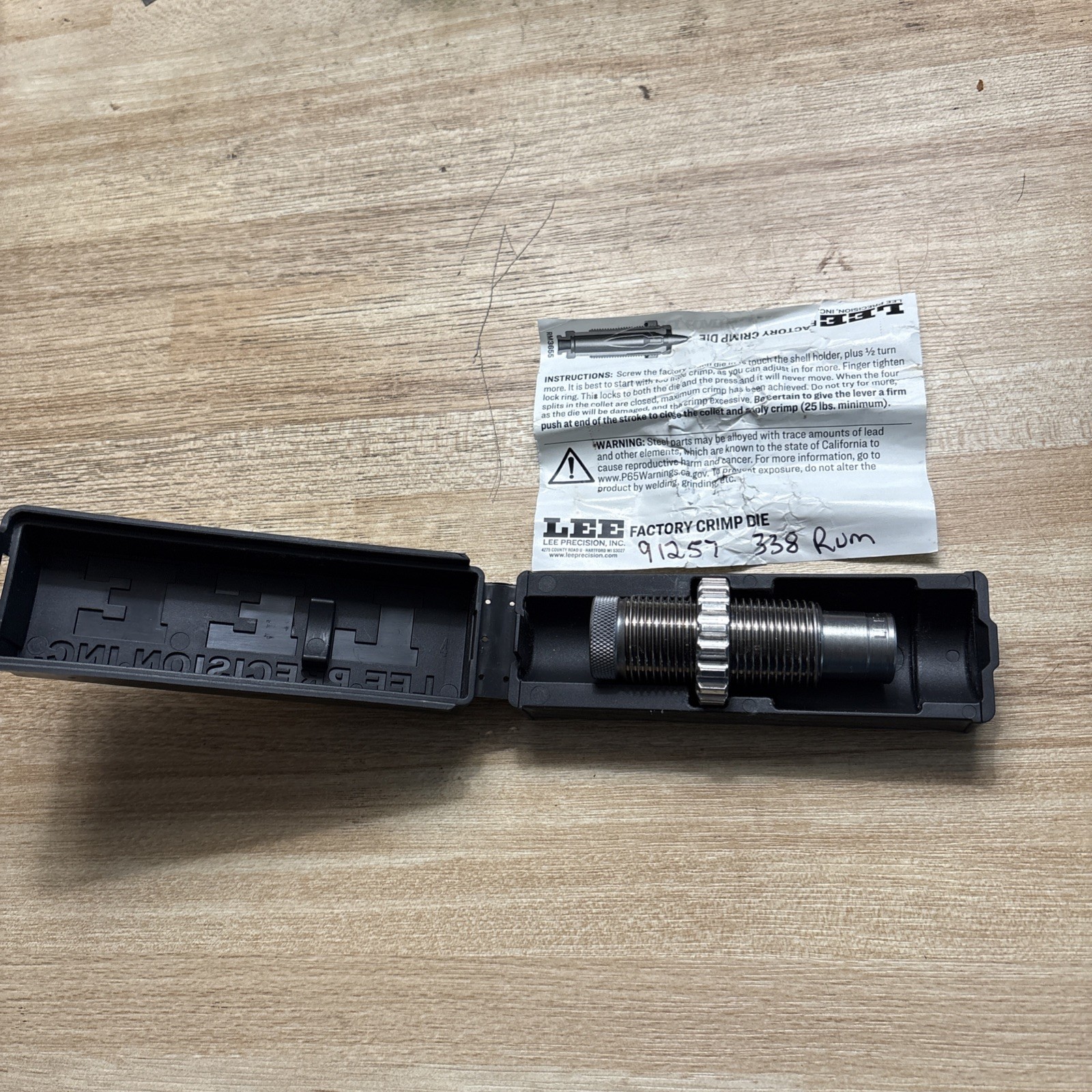 Lee Precision Factory Crimp Die for 338 (23)