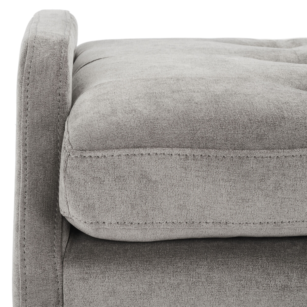 SAFAVIEH Everdeen Bench | Silver Grey / Gold |