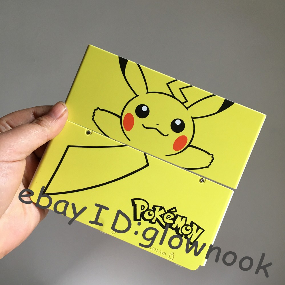 Pokémon Pikachu Nintendo NEW 3DS console parts Cover Replacement Shell Rare!Hot！