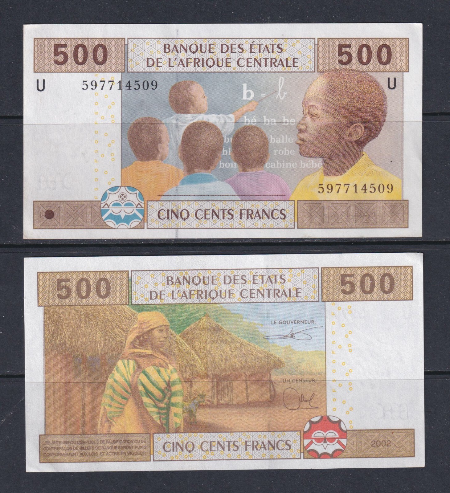 CAMEROON - 2002 500 CFA UNC Banknote