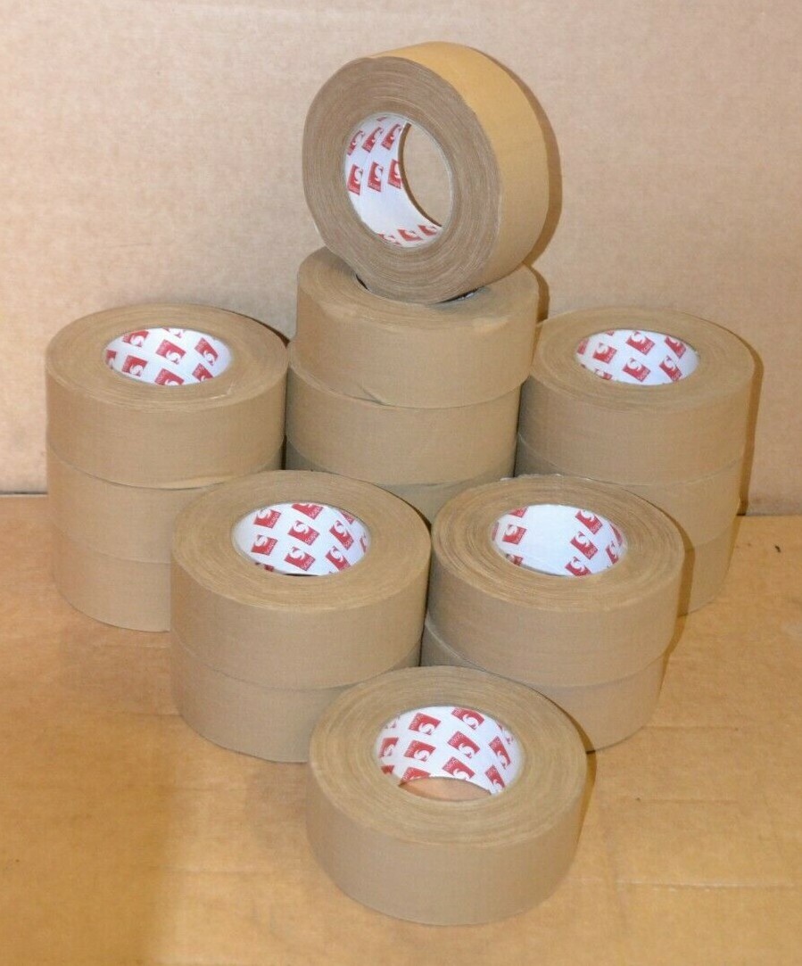 Full Box of 16 Genuine British Army Issue 5cm x 50m Scapa Tan Sniper Repair Tape
