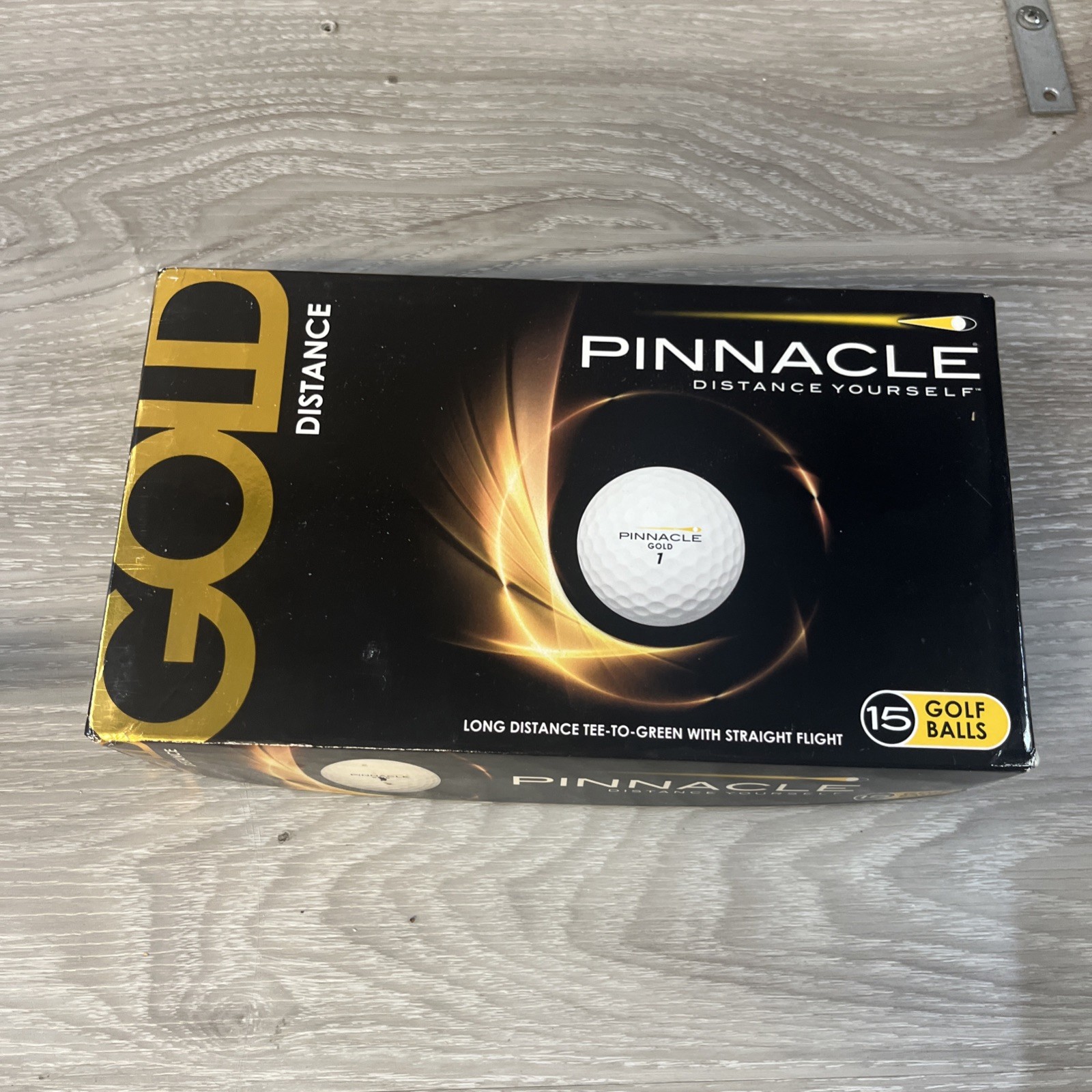 PINNACLE GOLD Long Distance Straight Flight Precision Golf Balls 15 Balls NIB