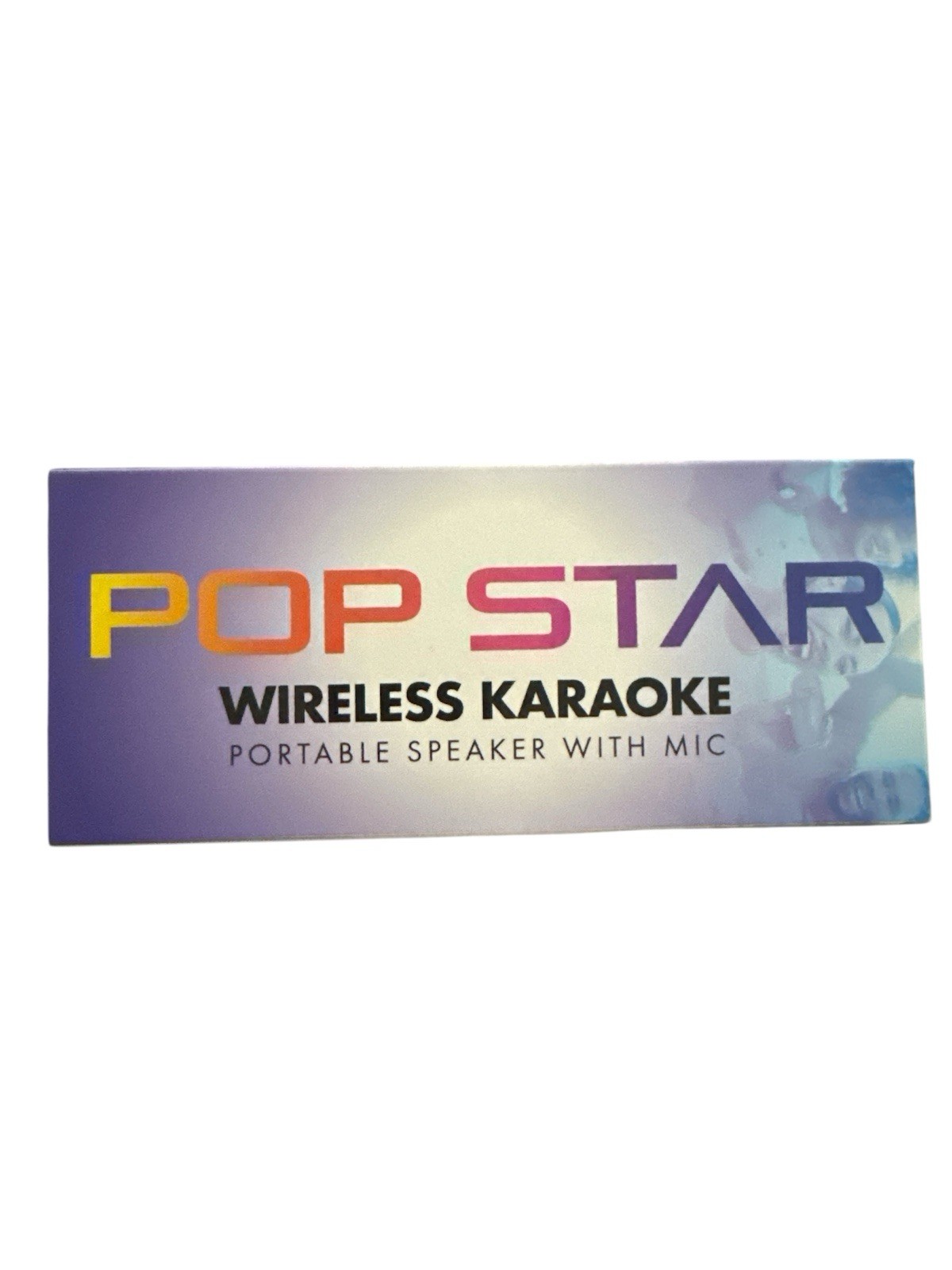 Portable Speaker With Mic Wireless Karaoke Pop Star Bluetooth ✅