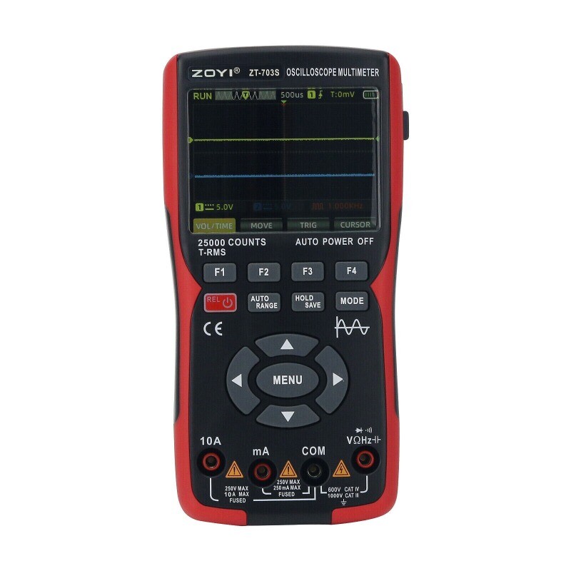 ZT-703S Handheld 3-in-1 Digital Oscilloscope Multimeter for Automobile Repair