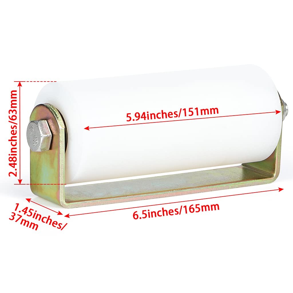 Skelang Slide Gate Guide Roller 6 Inches Rolling Gates Guider C Bracket Nylon